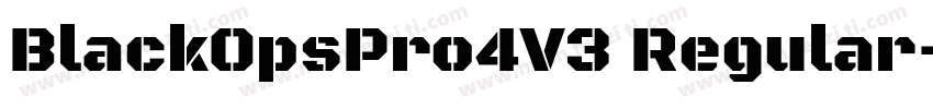 BlackOpsPro4V3 Regular字体转换
